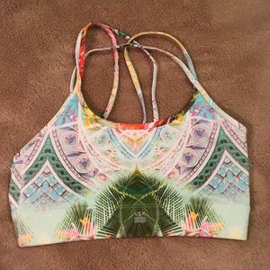 Victoria’s Secret Tribal Print Strappy Sports Bra